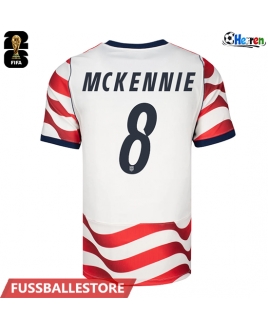 Günstige Vereinigte Staaten Weston McKennie #8 Heimtrikot WM 2026 Kurzarm